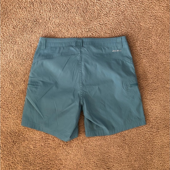 Teal Columbia Cargo Shorts - Picture 4 of 9